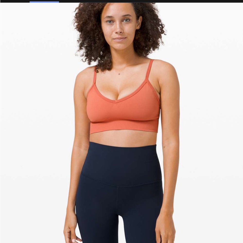Lululemon ebb to street Coral Sports Bra 4
